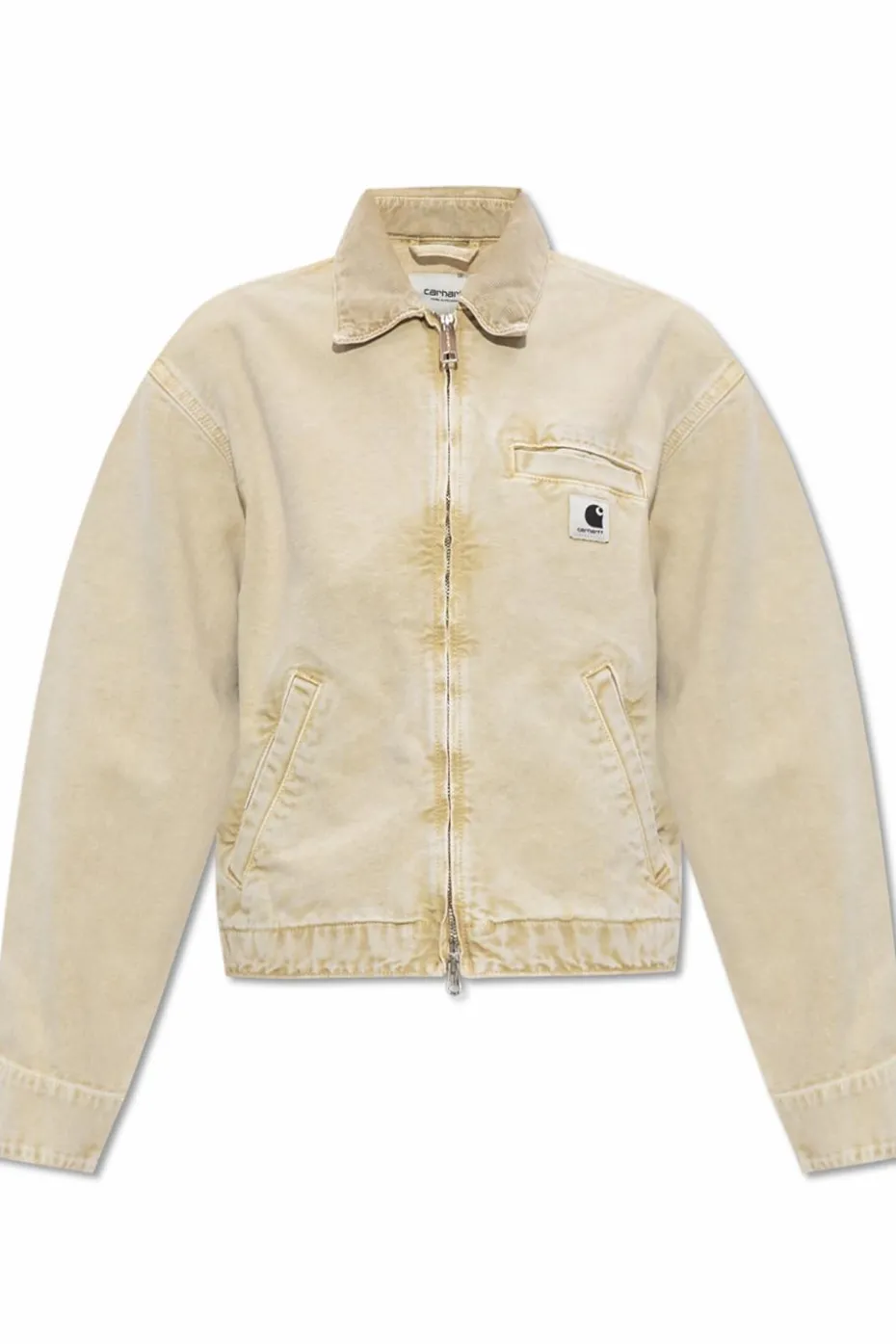 Carhartt WIP beige Jacket with logo patch