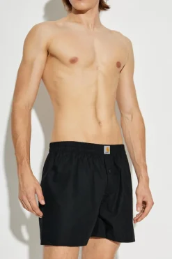Carhartt WIP BLACK Boxers with logo
