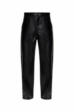 Carhartt WIP BLACK Eco leather pants