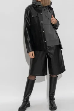 Carhartt WIP BLACK Jacket made of eco leather