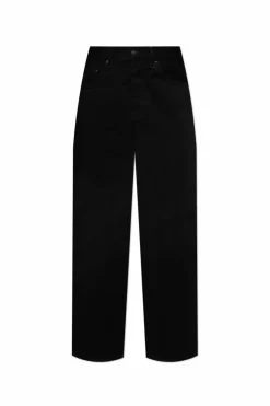 Carhartt WIP BLACK Jeans with logo