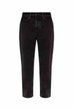 Carhartt WIP BLACK Jeans with logo