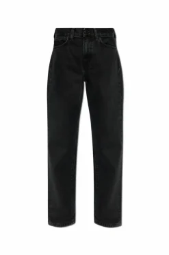 Carhartt WIP BLACK Jeans with logo