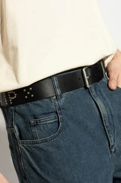 Carhartt WIP BLACK Leather belt