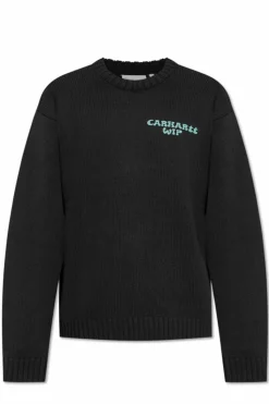 Carhartt WIP BLACK Sweater with logo