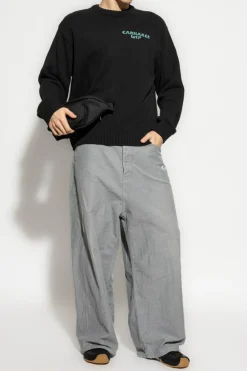 Carhartt WIP BLACK Sweater with logo