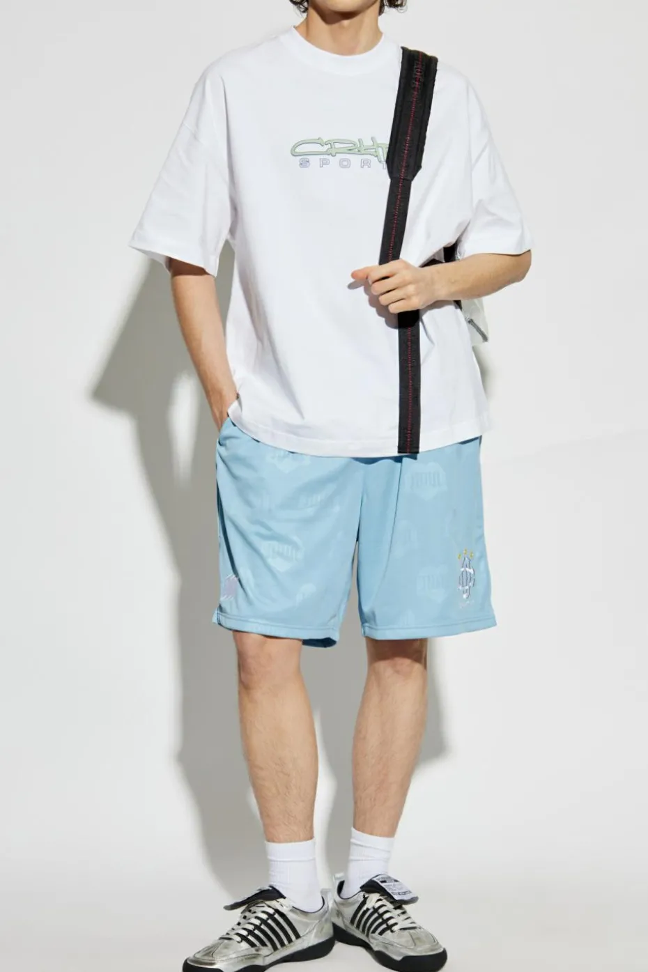 Carhartt WIP BLUE Patterned shorts