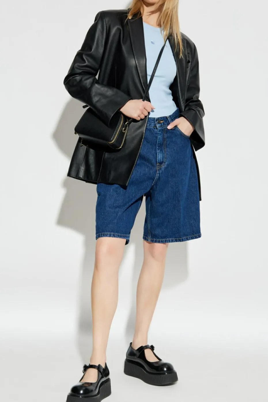 Carhartt WIP BLUE Ribbed Top