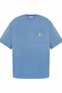 Carhartt WIP BLUE T-shirt with logo