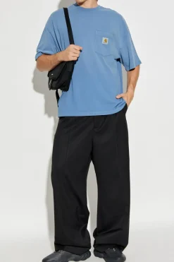 Carhartt WIP BLUE T-shirt with logo
