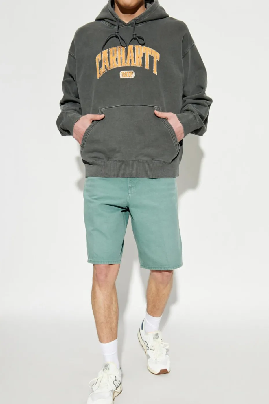 Carhartt WIP GREEN Denim shorts
