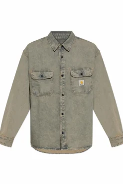 Carhartt WIP GREY Denim shirt `Tigan`