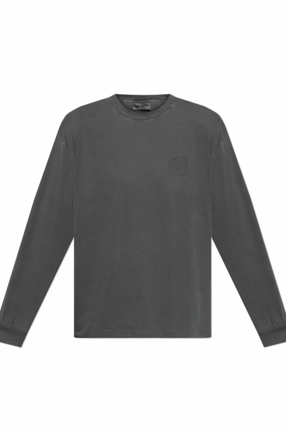 Carhartt WIP GREY Long-sleeve T-shirt "Terrestrial"