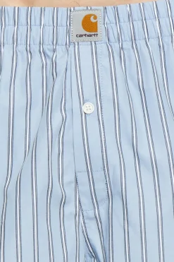 Carhartt WIP light blue Boxers with logo