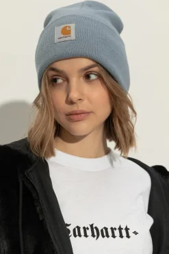 Carhartt WIP light blue Cap with logo