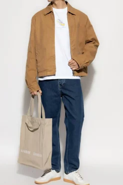 Carhartt WIP NAVY BLUE Jeans with tapered legs