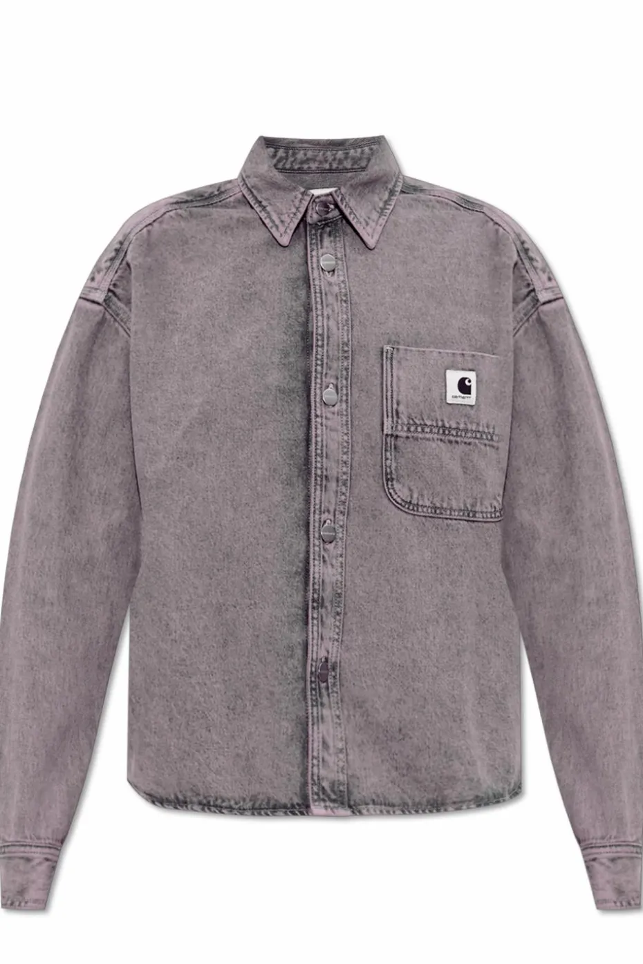Carhartt WIP PURPLE "Georgia" denim shirt