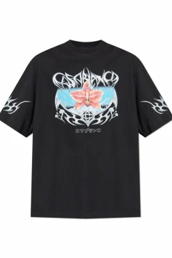 Casablanca BLACK Oversize T-shirt