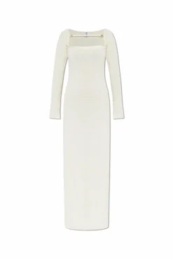 Casablanca cream Long sleeve dress