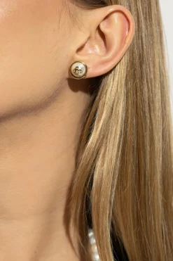 Casablanca GOLD Brass earrings