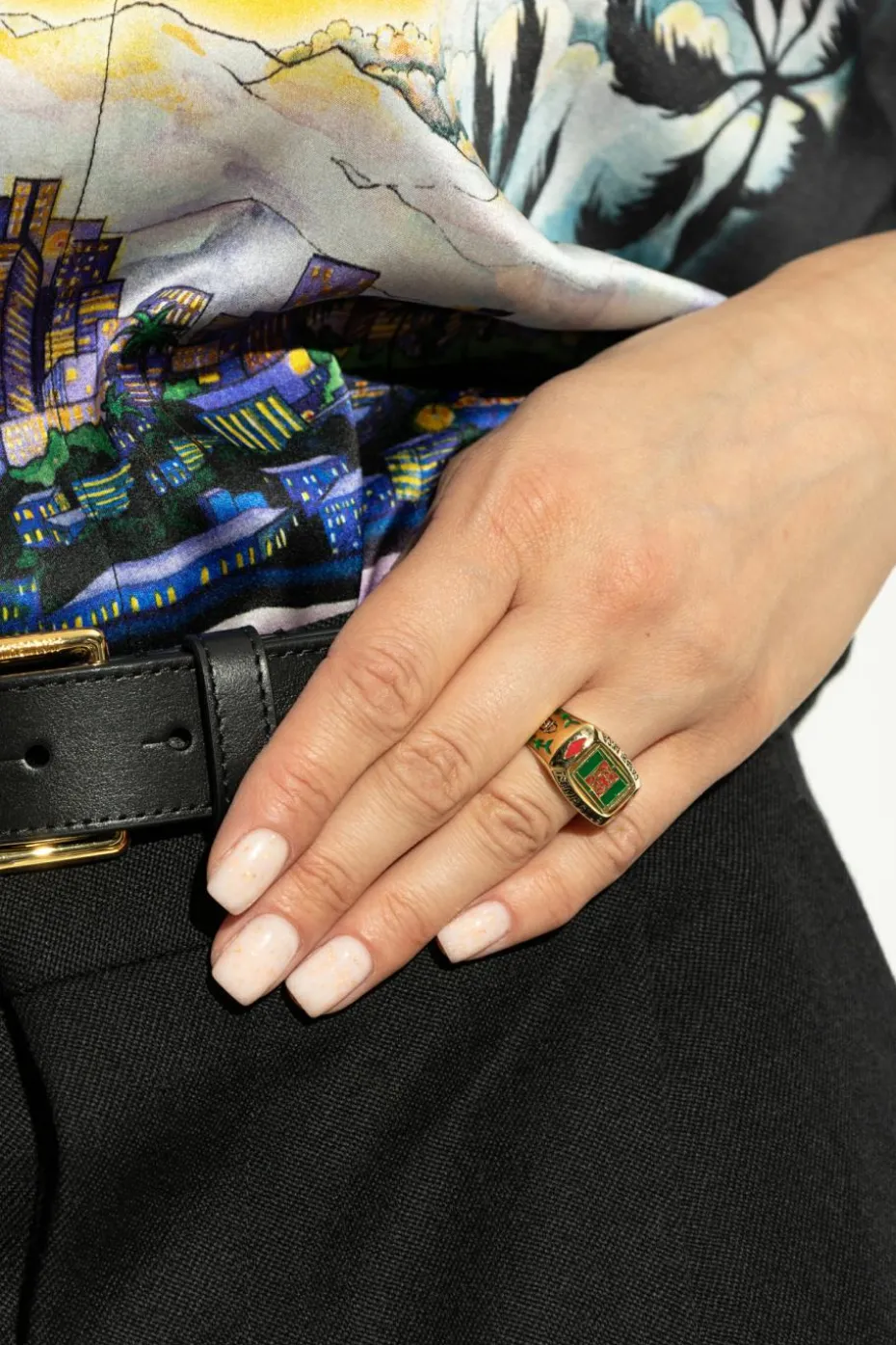 Casablanca GOLD Brass ring