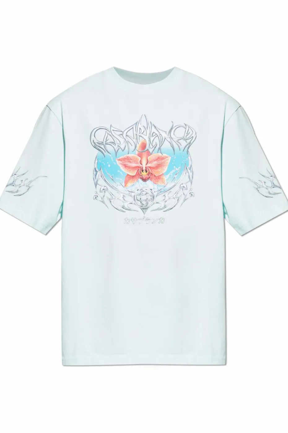 Casablanca light blue Oversize T-shirt