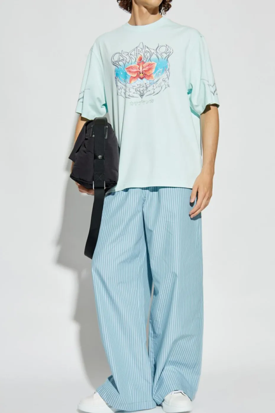 Casablanca light blue Oversize T-shirt