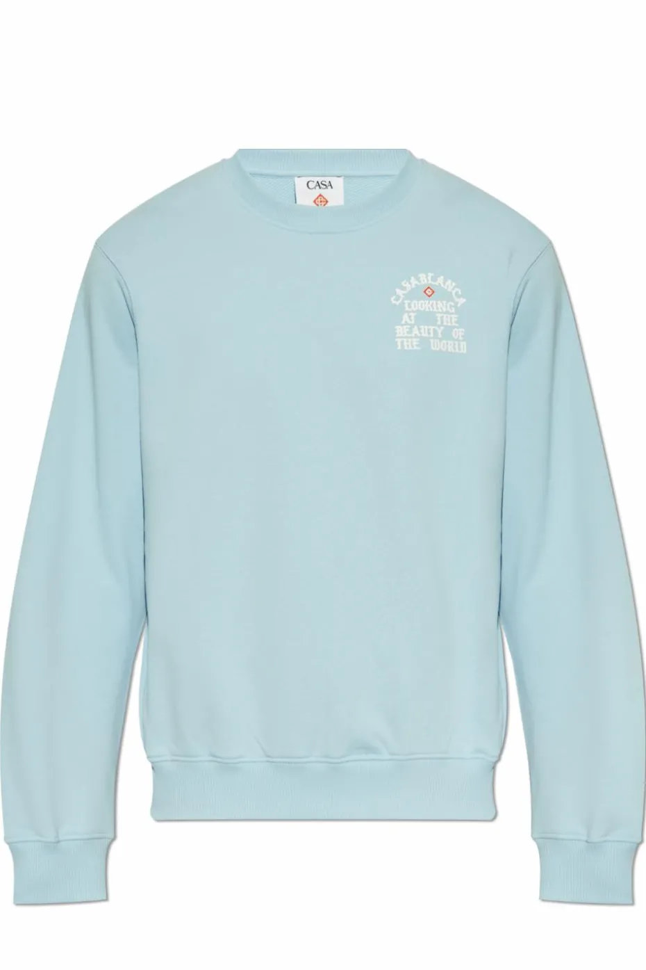 Casablanca light blue Printed sweatshirt