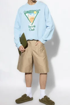 Casablanca light blue Printed sweatshirt