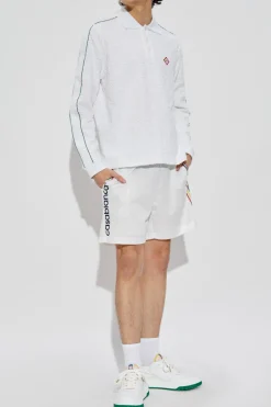 Casablanca WHITE Polo with logo