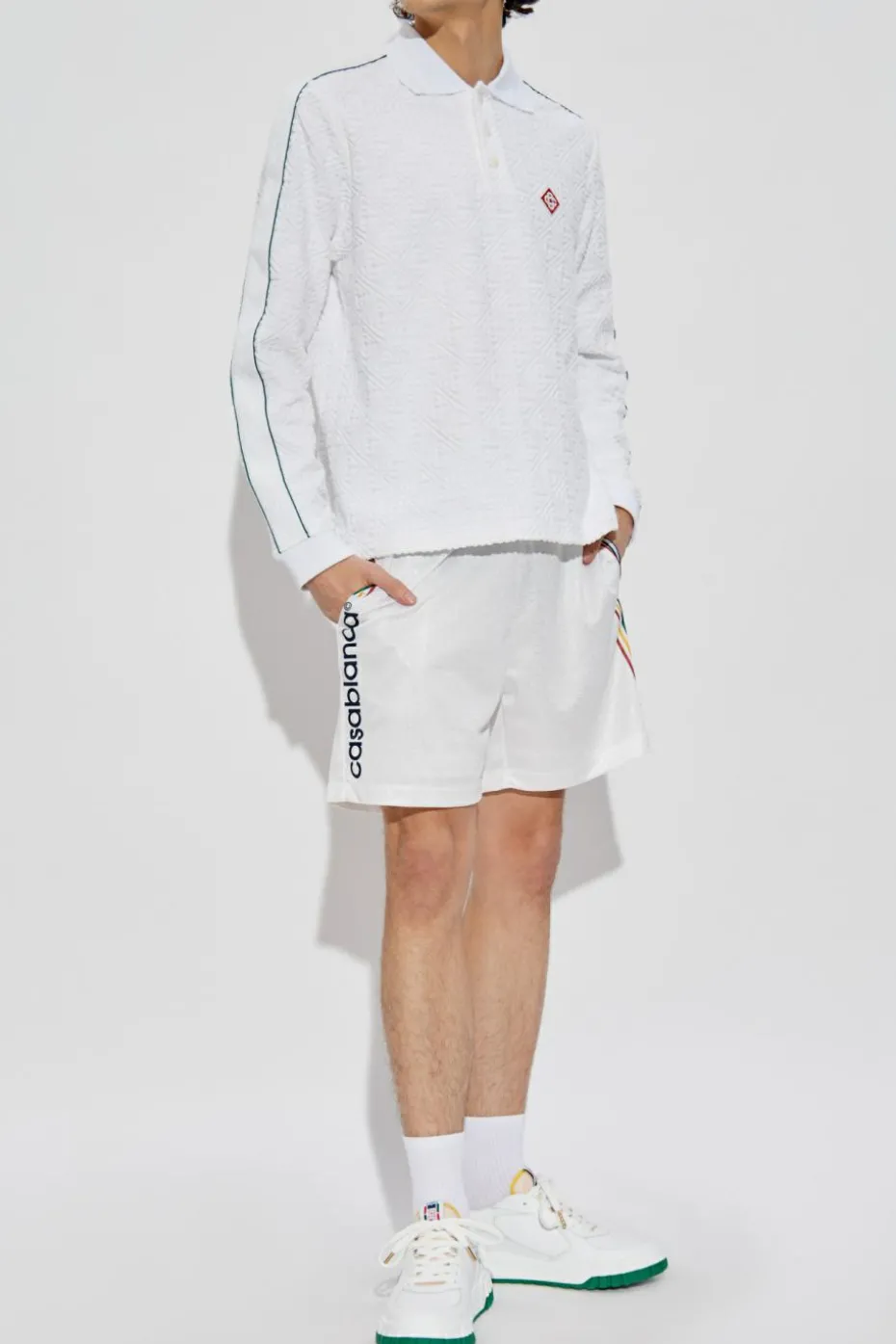 Casablanca WHITE Polo with logo