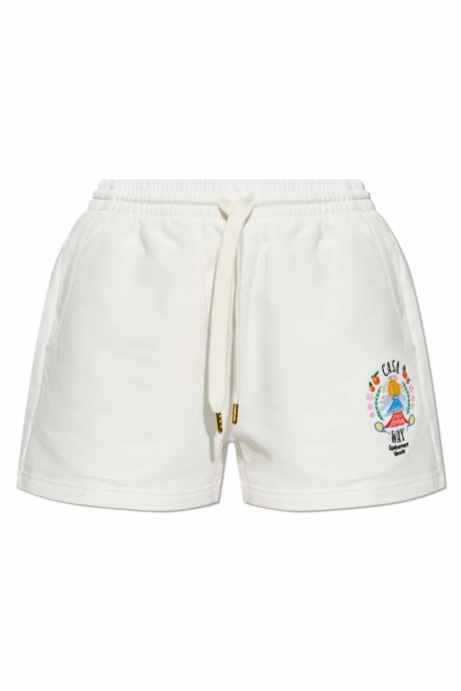Casablanca WHITE Shorts with logo