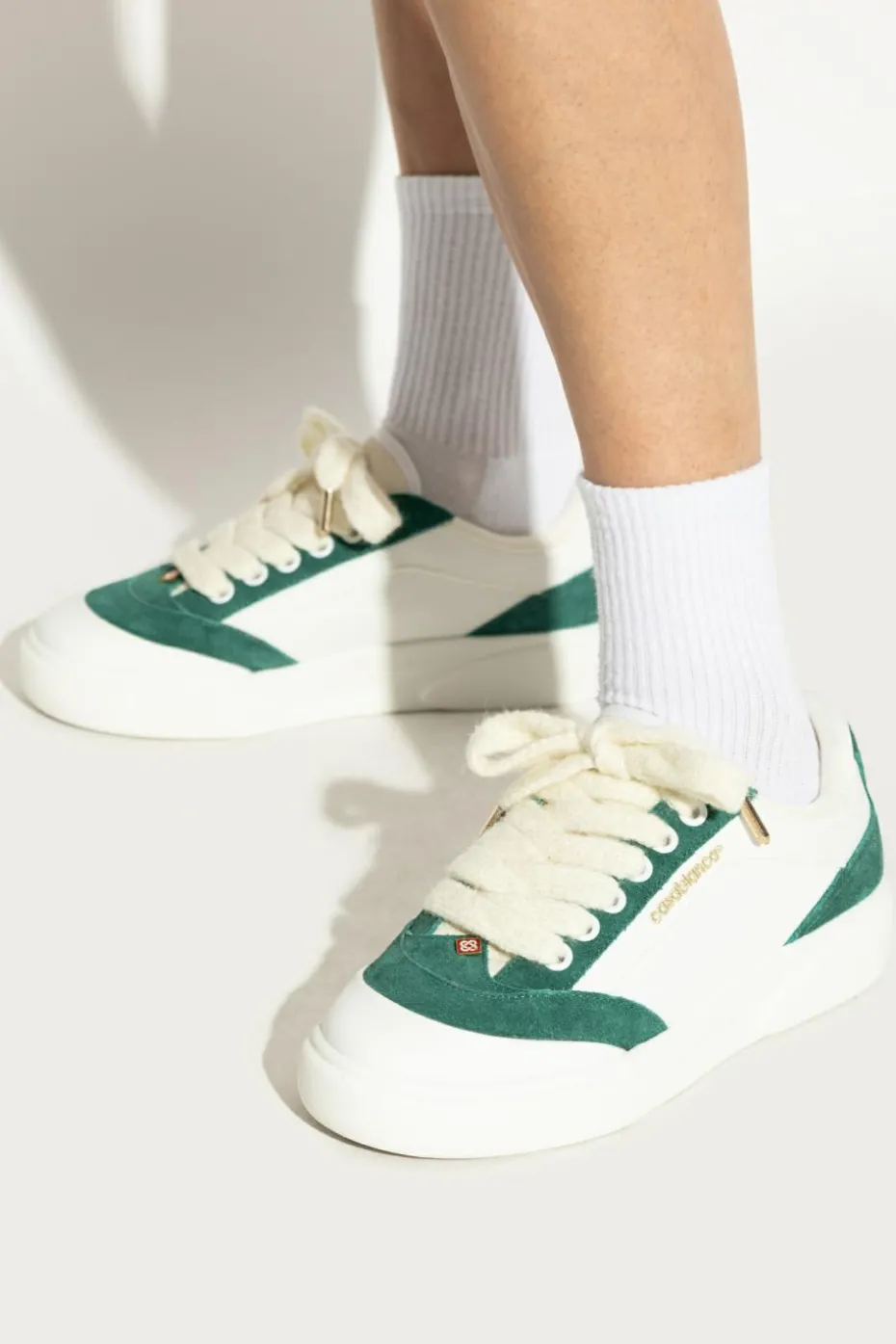 Casablanca WHITE Sports shoes with logo