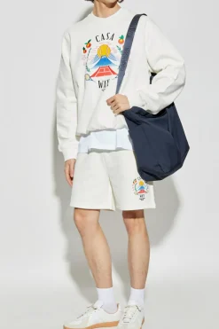 Casablanca WHITE Sweatshirt with print