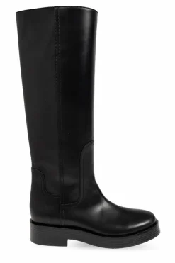 Casadei BLACK Leather boots