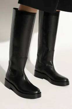 Casadei BLACK Leather boots