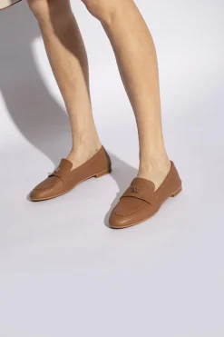 Casadei BROWN ‘Antilope’ leather loafers