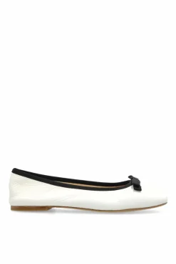 Casadei cream Leather ballet flats