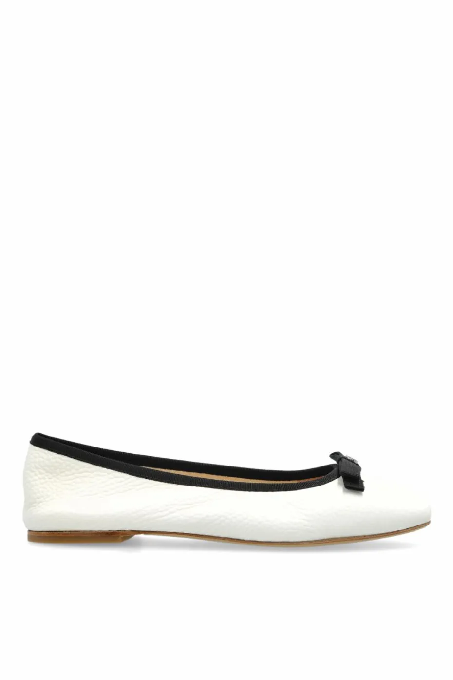 Casadei cream Leather ballet flats