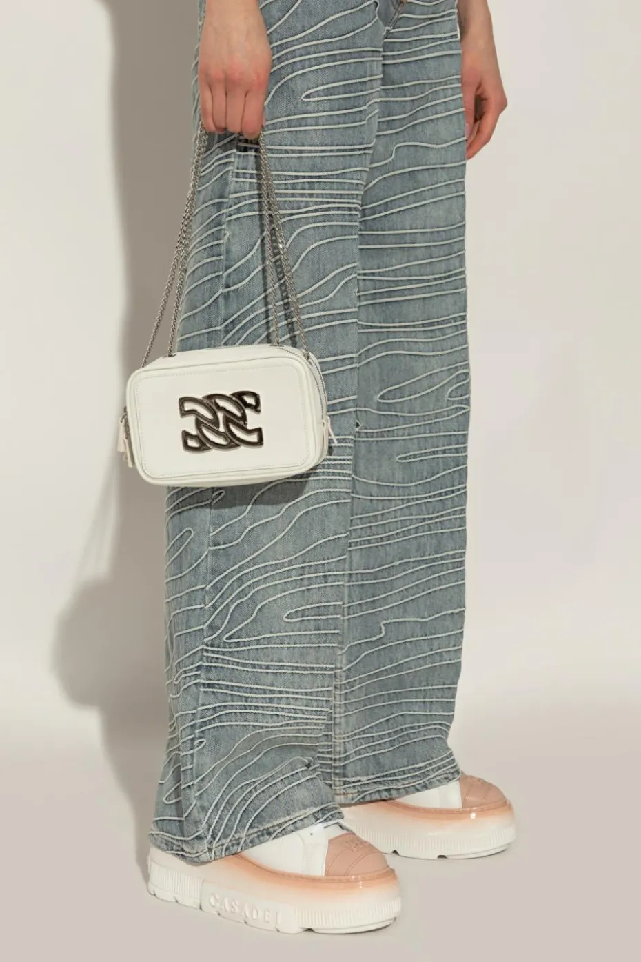 Casadei WHITE Shoulder bag Soho Mini