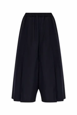 CDG by Comme des Garçons NAVY BLUE Wool pants