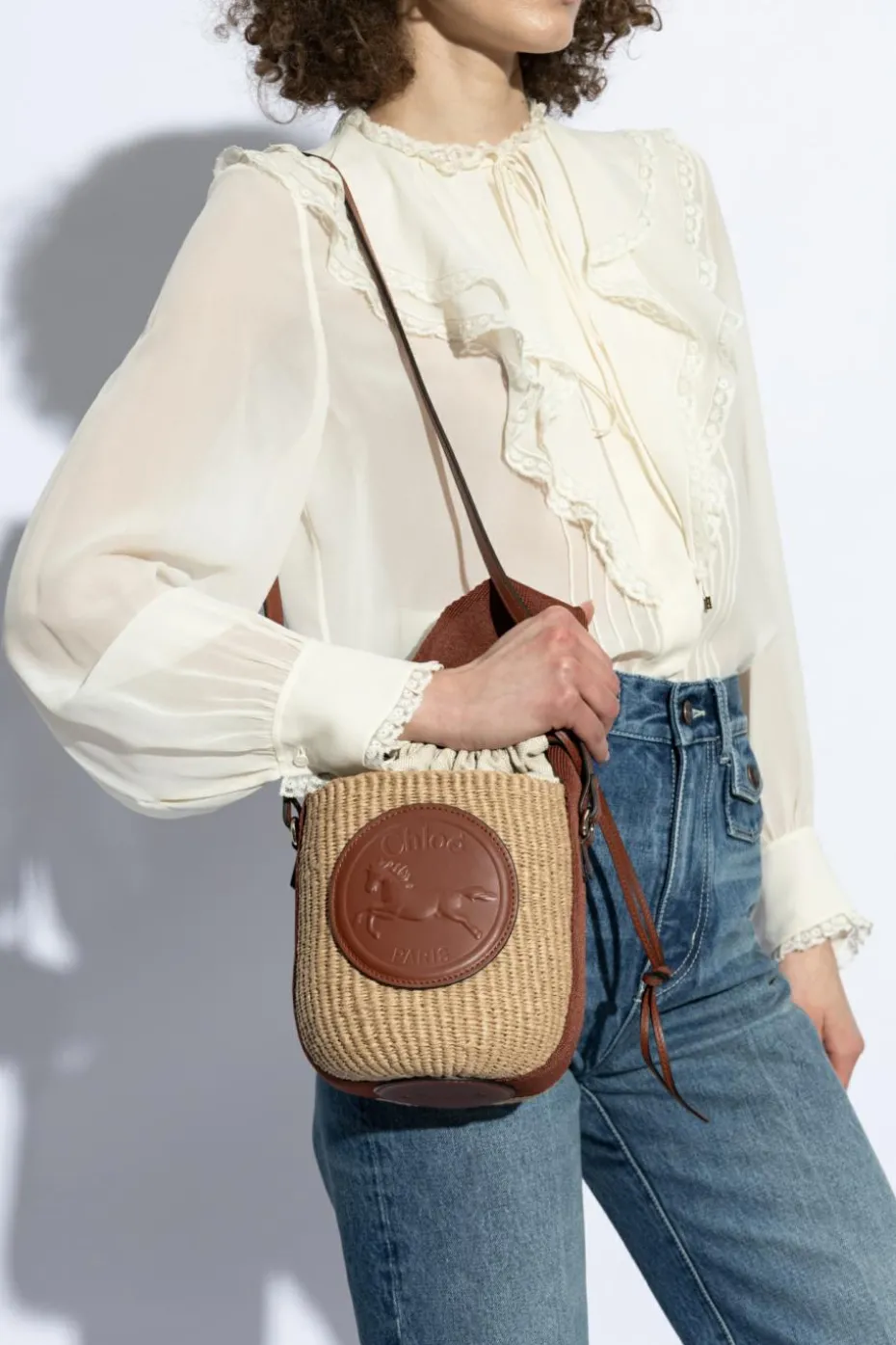 Chloé beige Bag Horse Medal Small