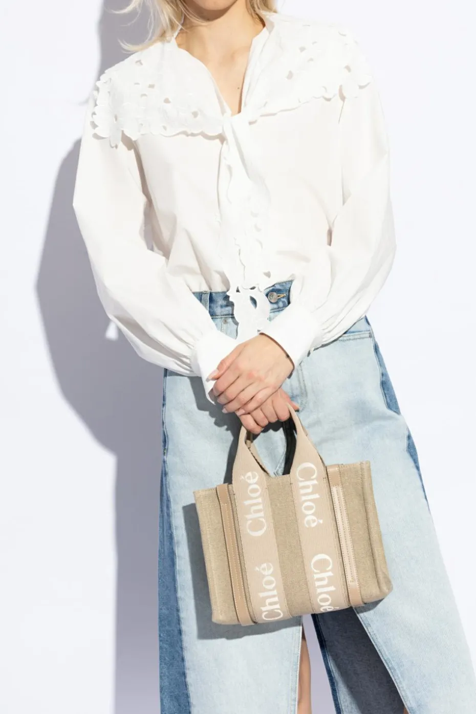Chloé beige Bag Woody Small