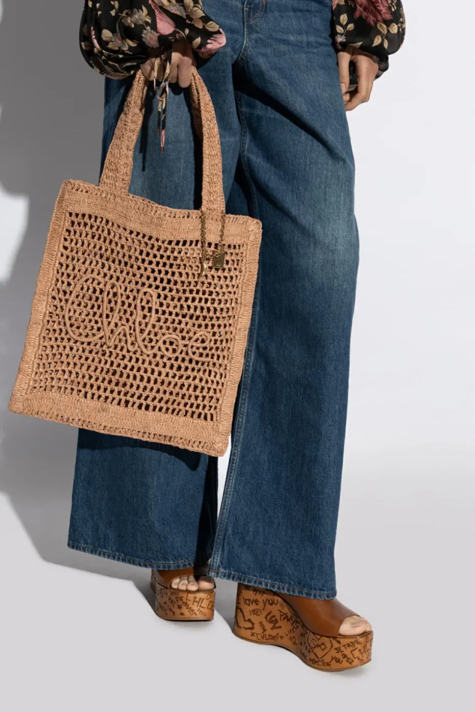 Chloé beige Banana shopper bag