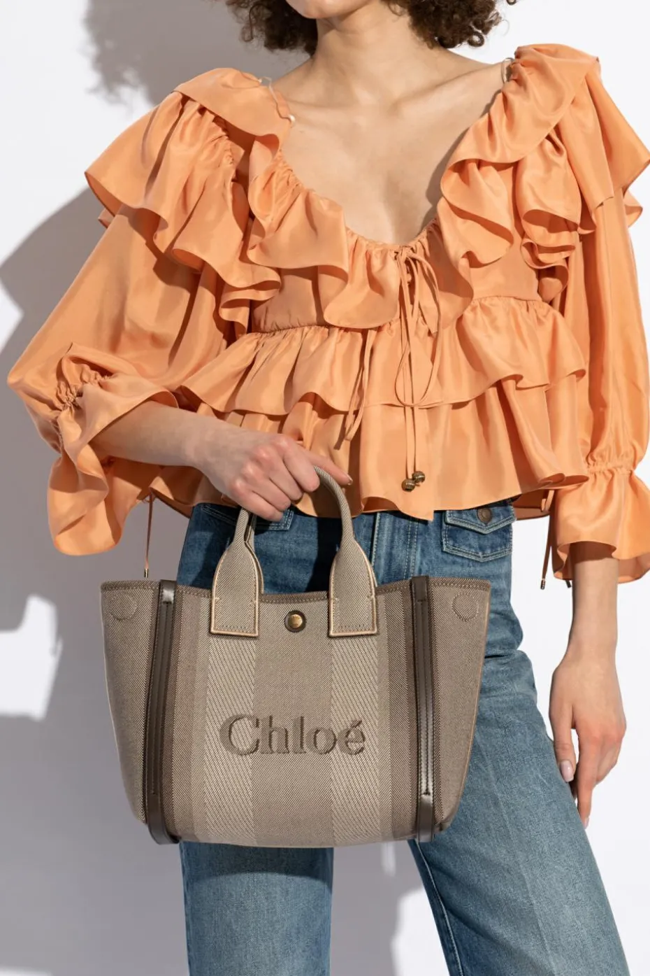 Chloé beige Handbag 'Carry Small'