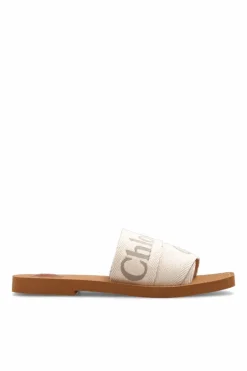 Chloé beige ‘Mila’ slides