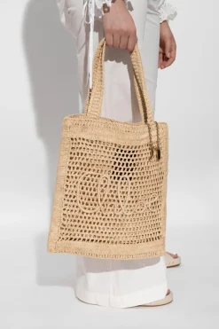 Chloé beige Shopper bag "Summer Banana"