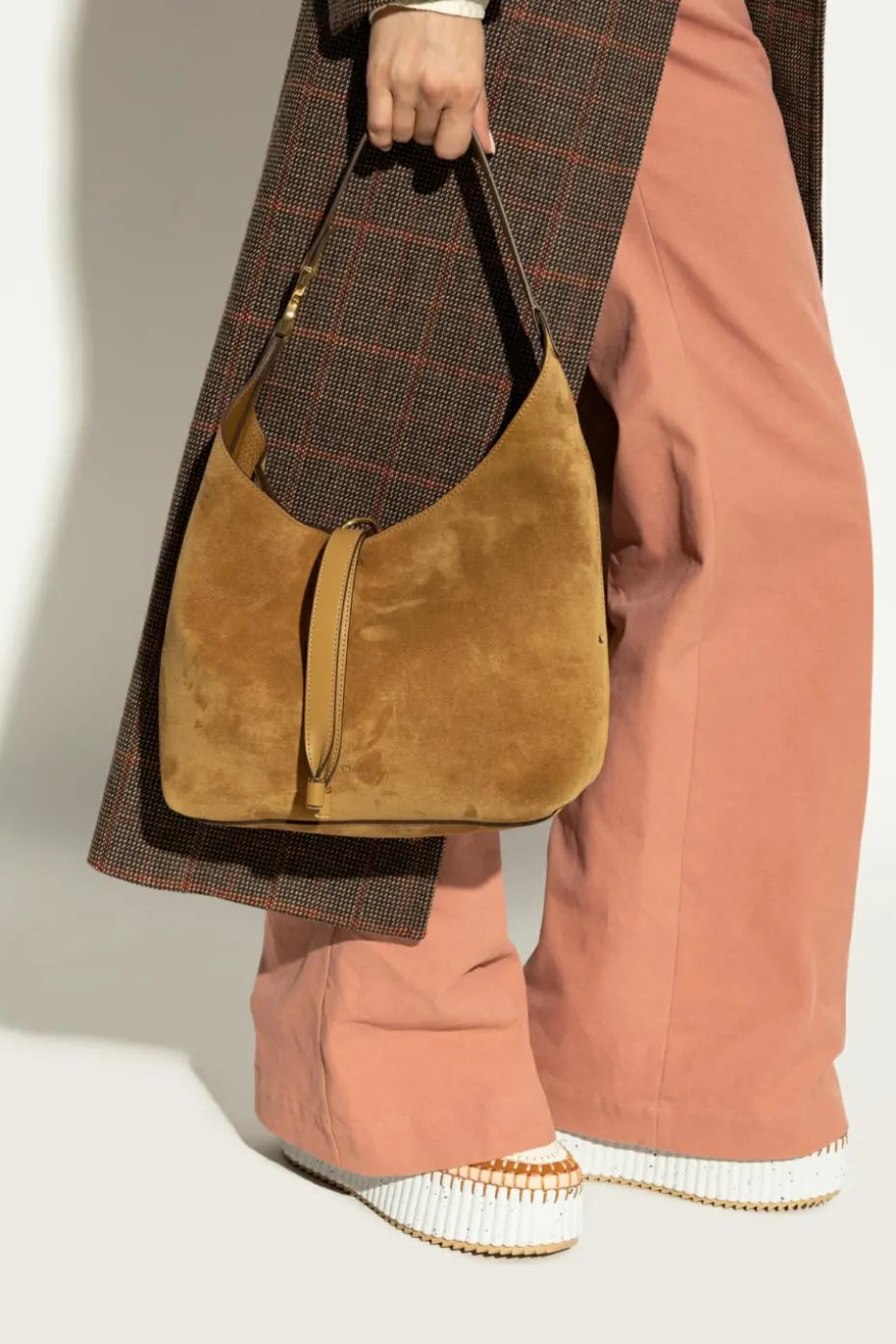 Chloé beige Shoulder bag `Marcie Small`