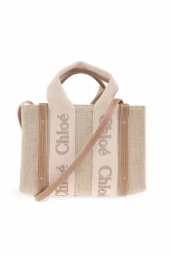 Chloé beige Shoulder bag "Woody Mini"