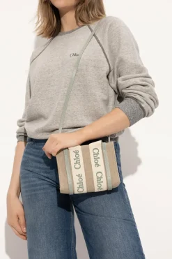 Chloé beige Shoulder bag "Woody Mini"